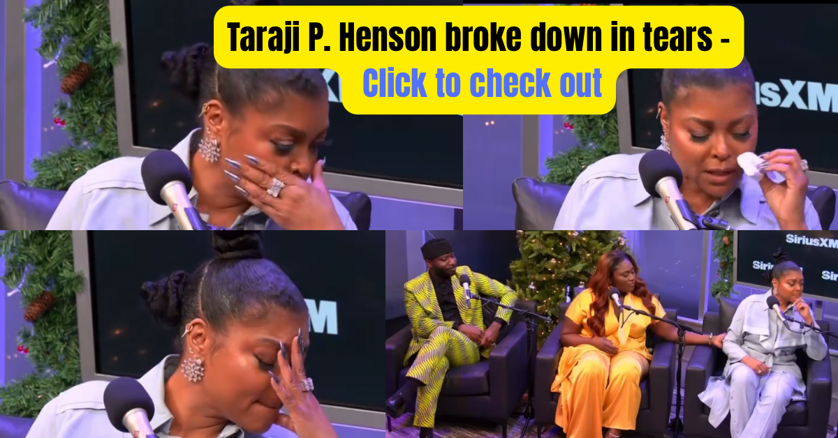 Taraji P. Henson broke down in tears