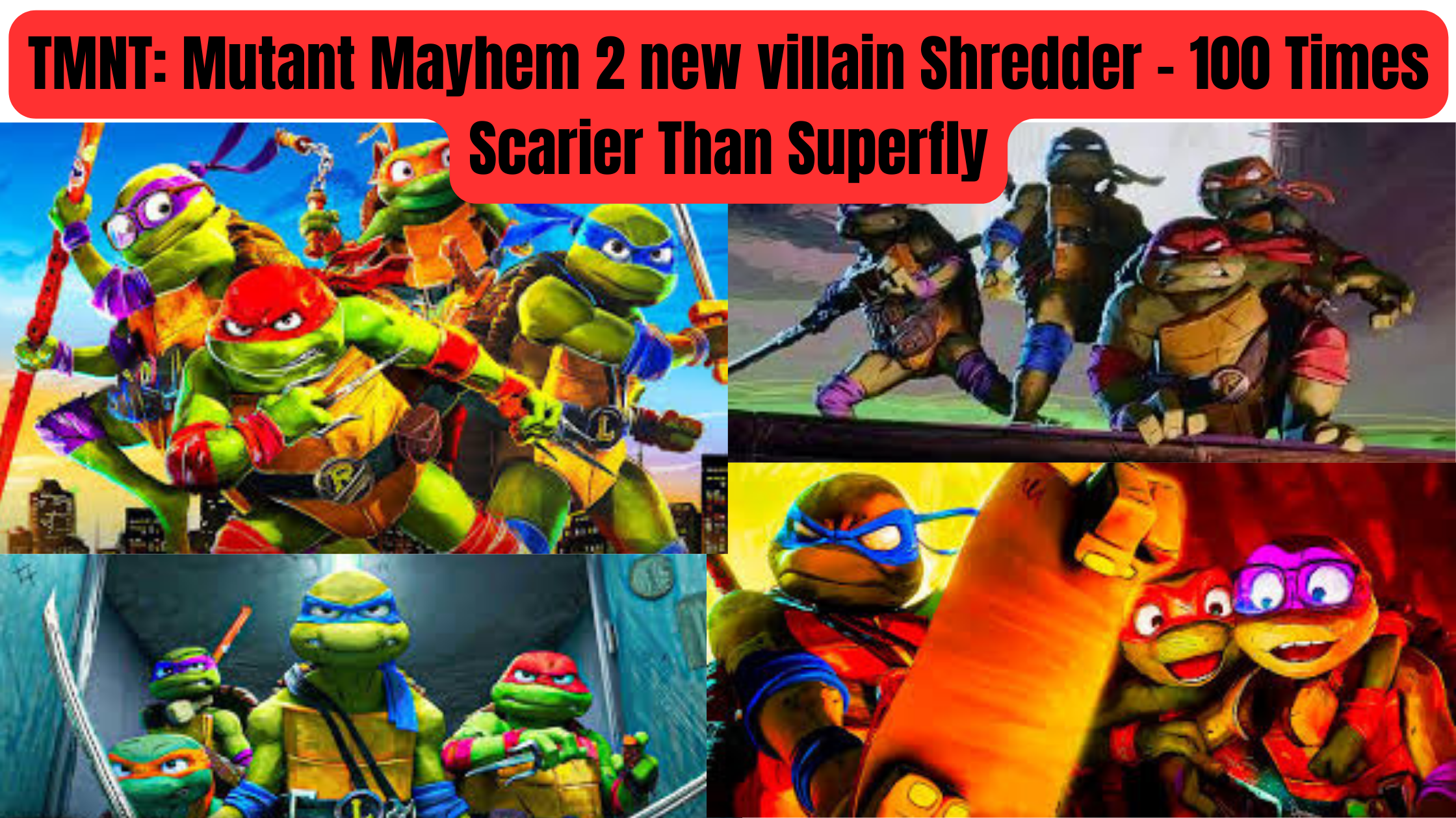 TMNT-Mutant Mayhem 2 new villain Shredder revealed